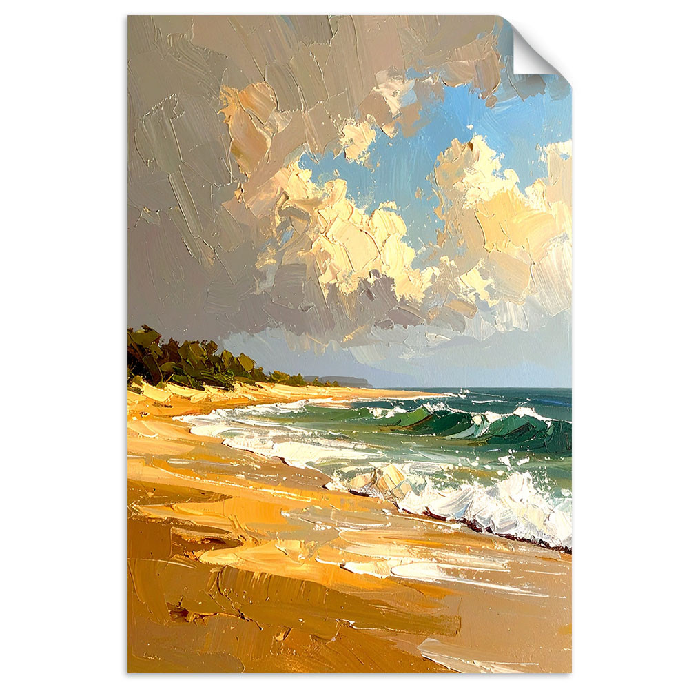 Naklejka samoprzylepna Feeby Krajobraz Morze Plaża20x30