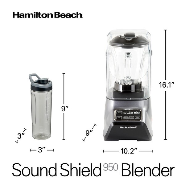 Hamilton Beach Sound Shield 950 5 speeds with Travel Jar