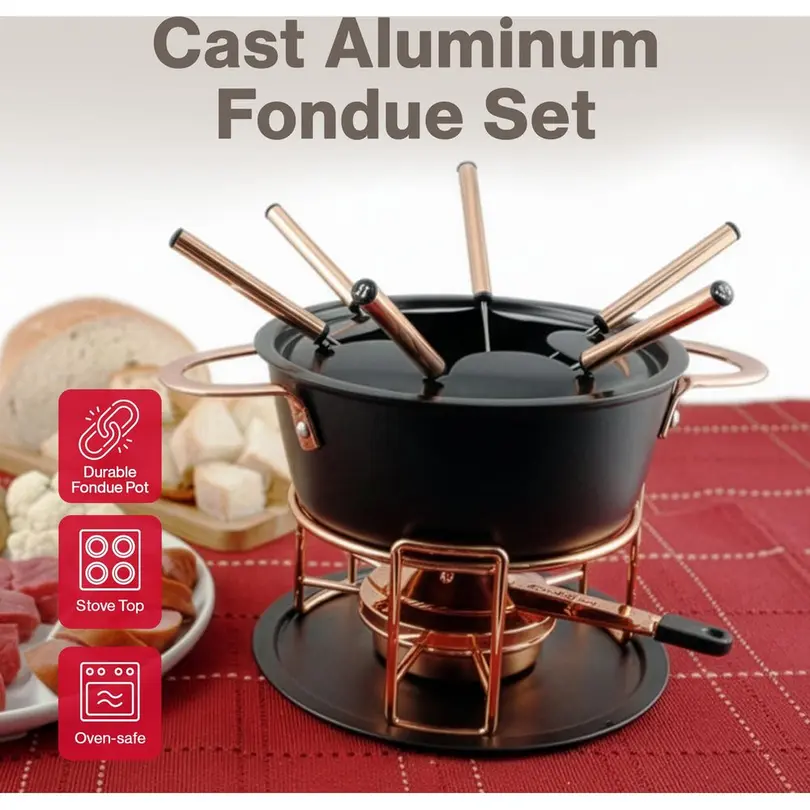 Fondue-Set 11-teilig Realp