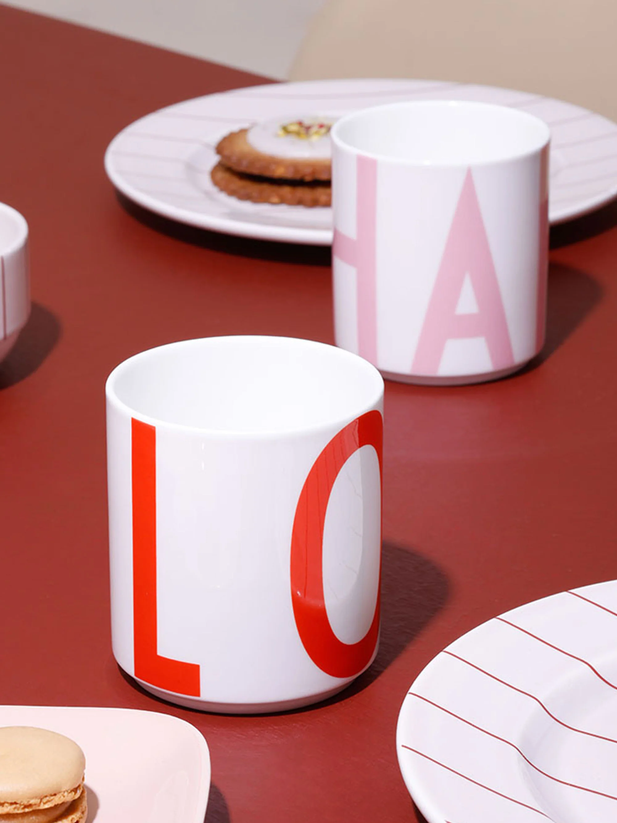 Design Becher Vintage ABC Love