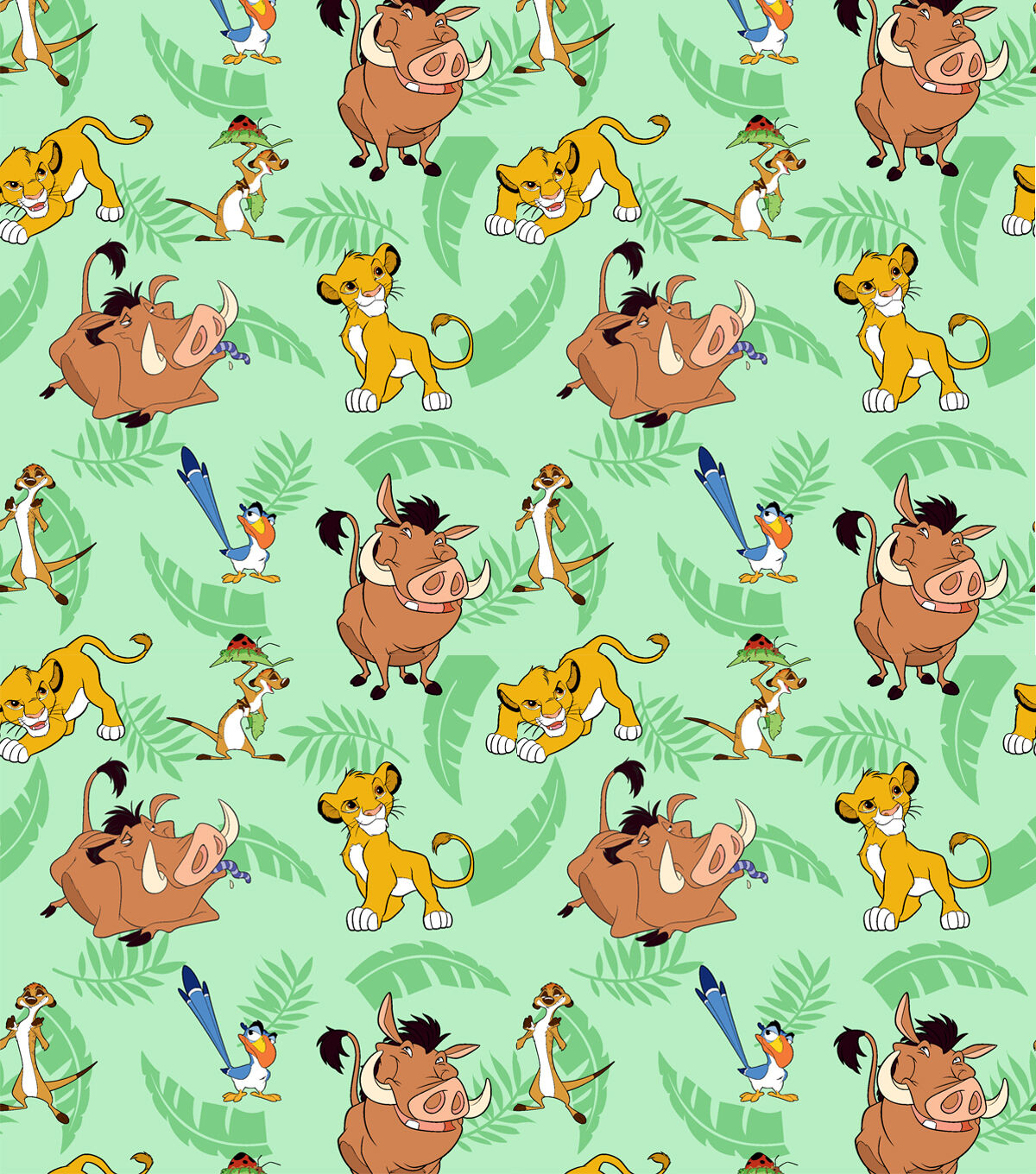 Lion King Friends Pack Disney Cotton Fabric