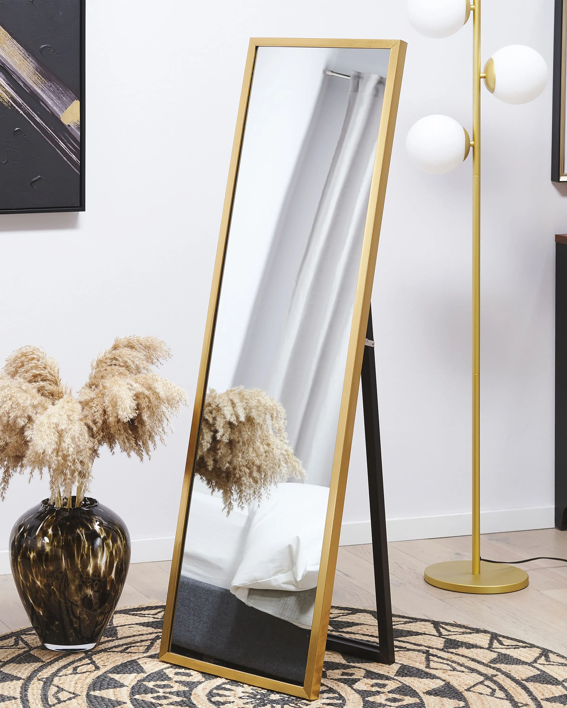 Standing Mirror TORCY 140 cm Gold