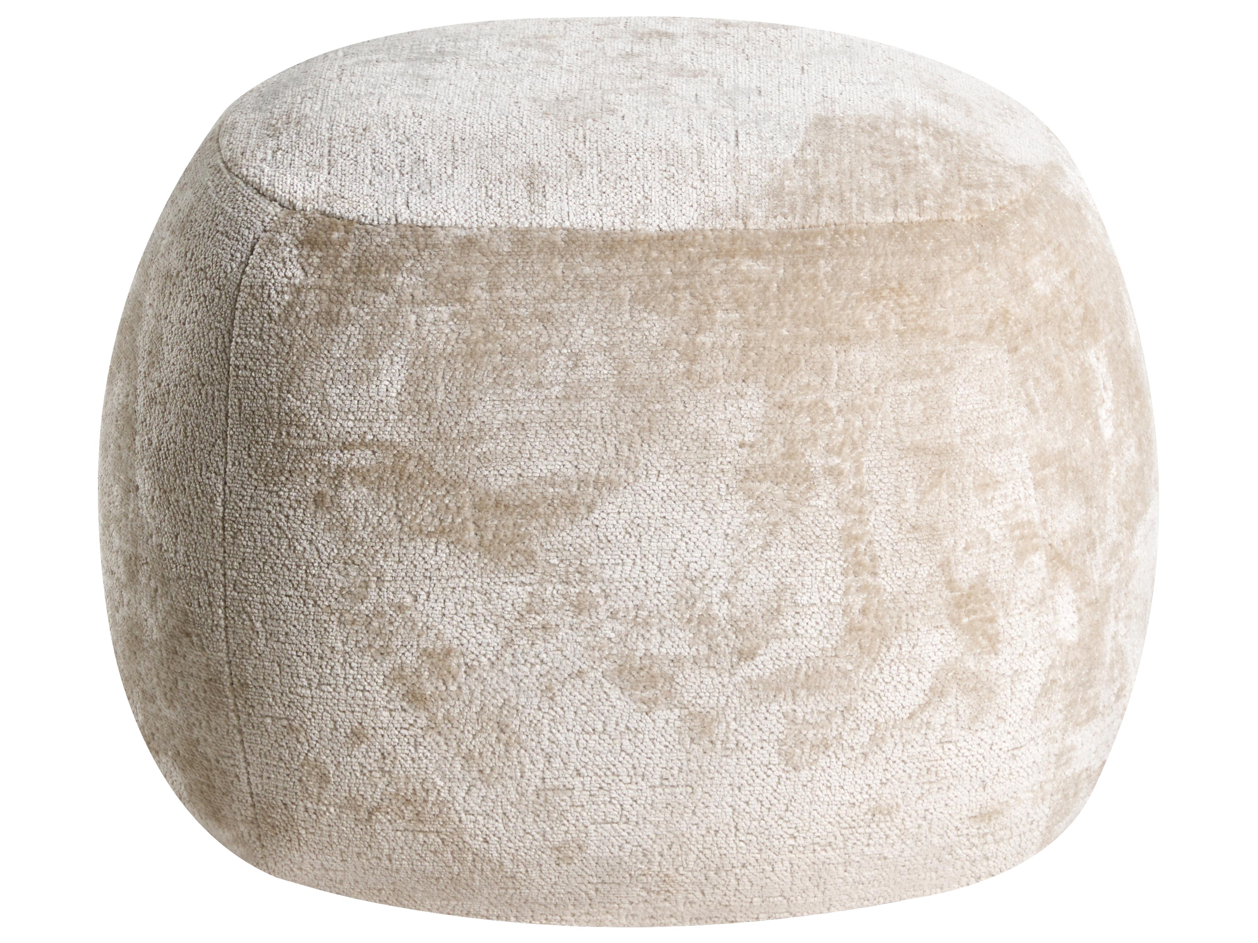 Pouffe BARRON Chenille Beige