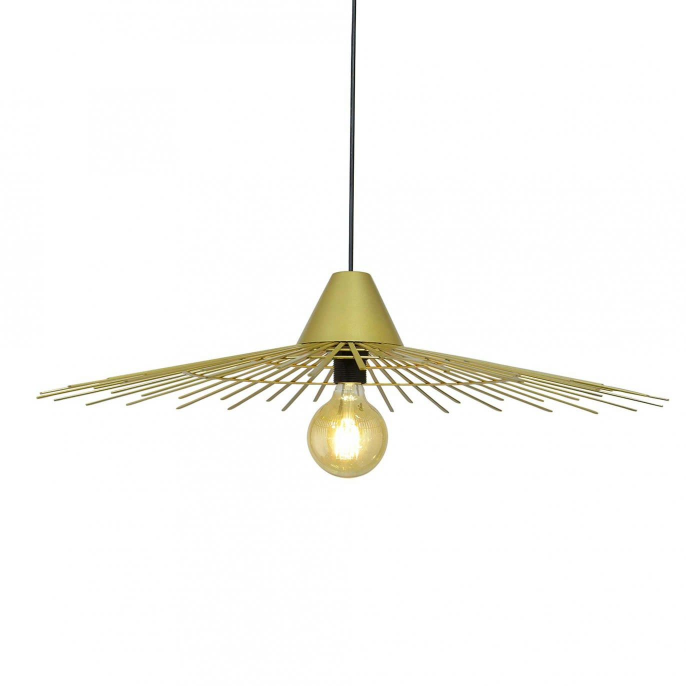 TINEOTE - Suspension en métal doré