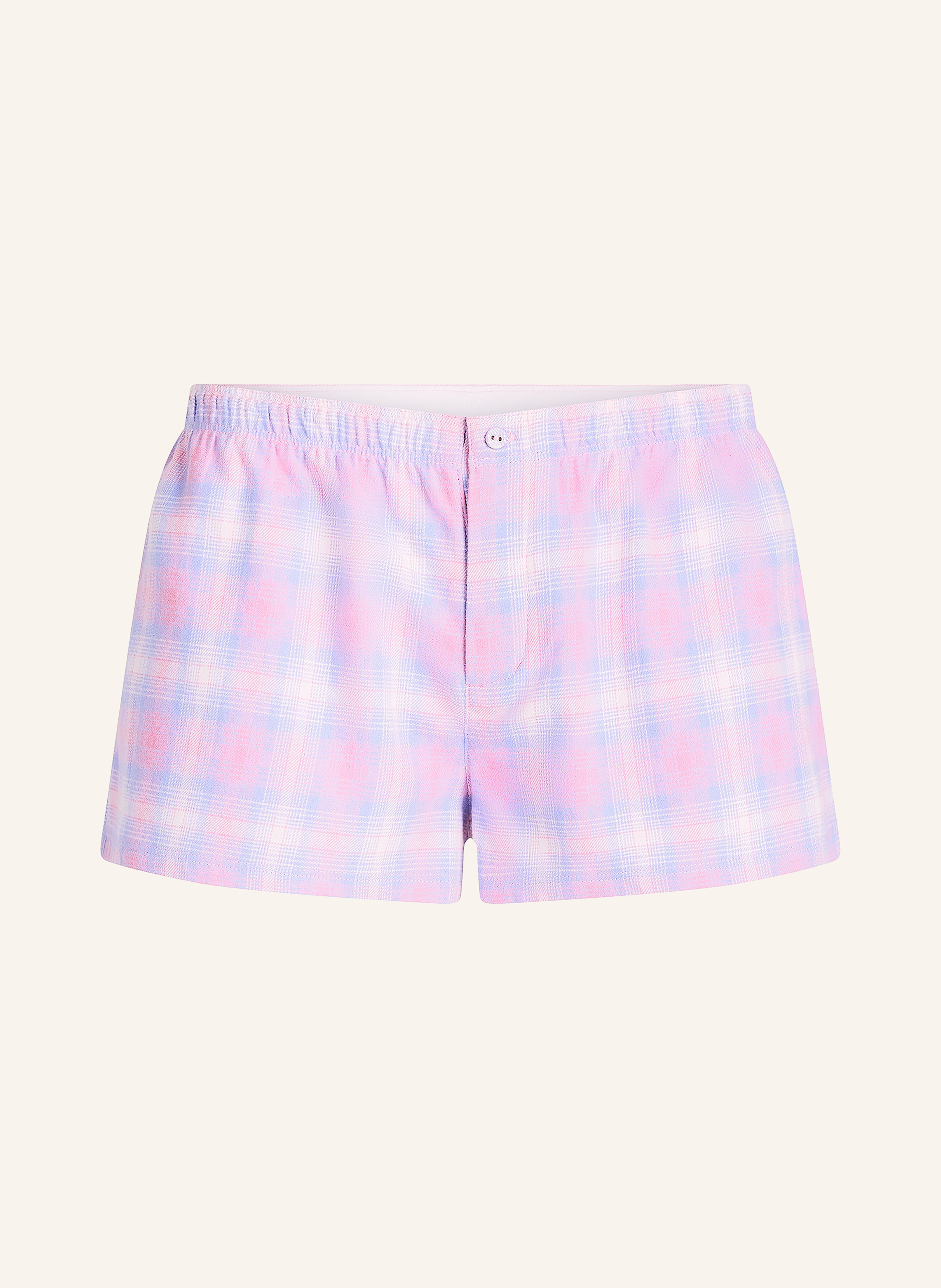 SKIMS Schlafshorts FLANNEL aus Flanell