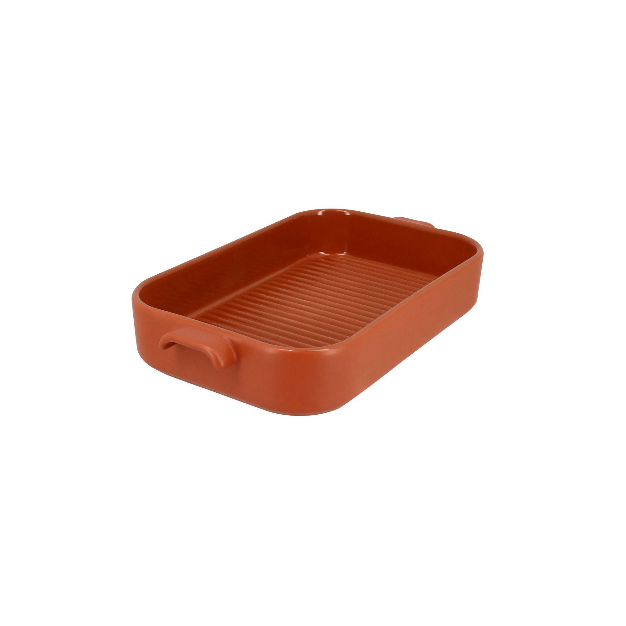 OCTAVE - Plat à four grille en grès terracotta