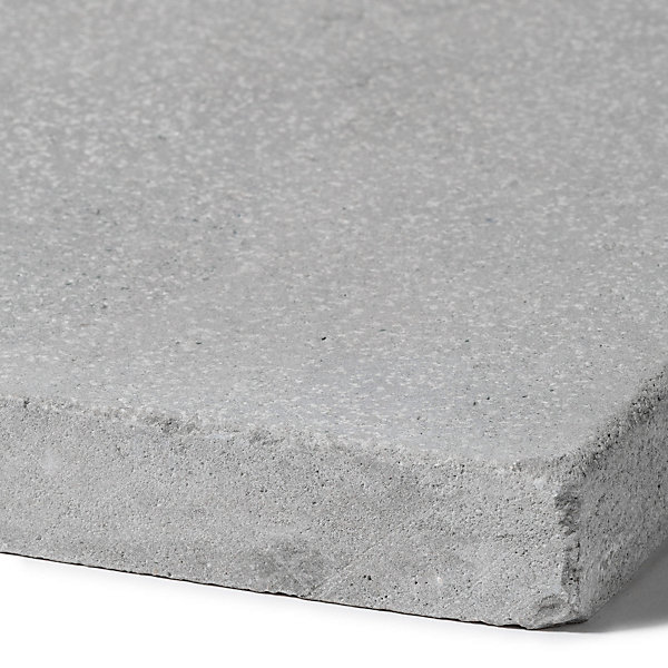 Margelle de piscine Pierre de l'Atlas Gris 100x35x3 cm Bord Droit (à l'unité) - RO'MA NATURE