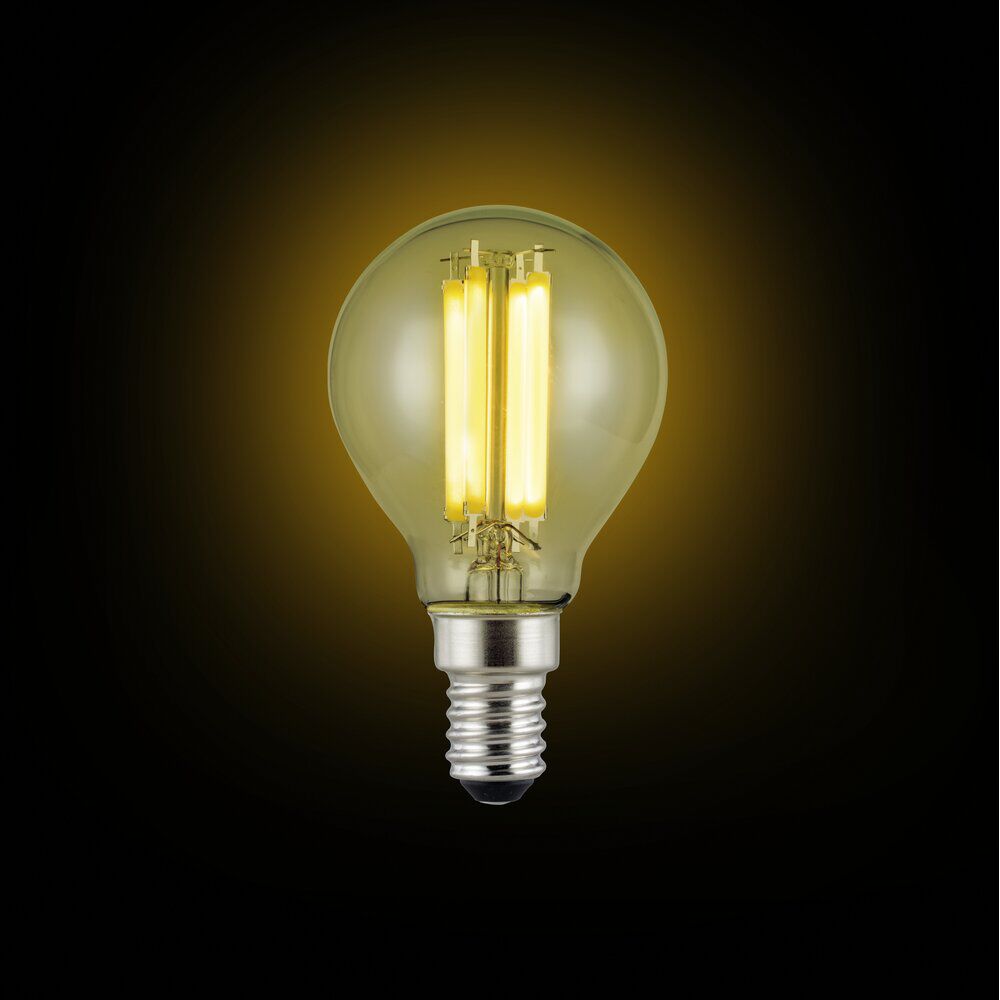 Ampoule LED filament E14 470lm 2,2W=40W blanc chaud x3