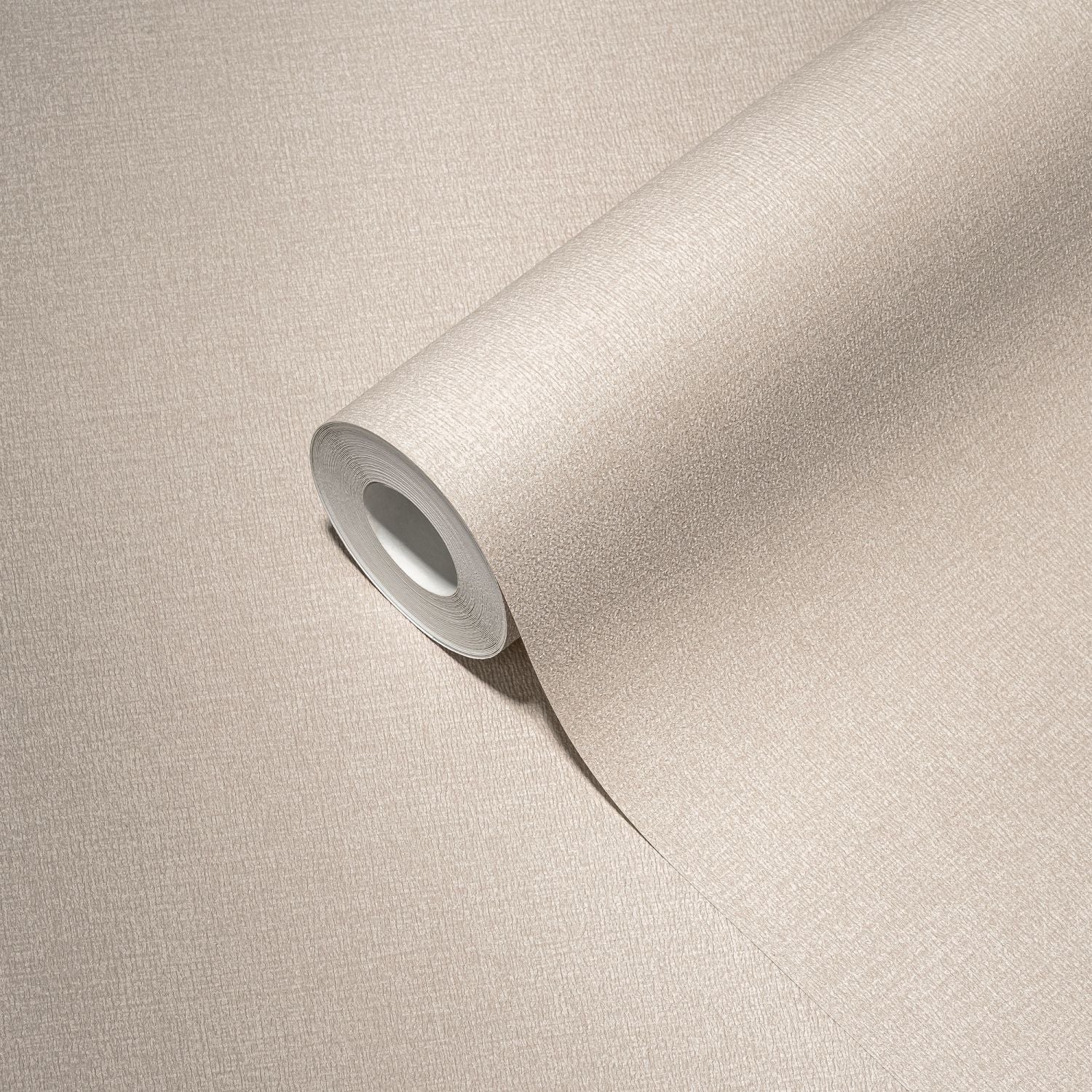 Livingwalls behang effen vergrijsd beige en lichtgrijs - 53 cm x 10.05 m - AS-392669