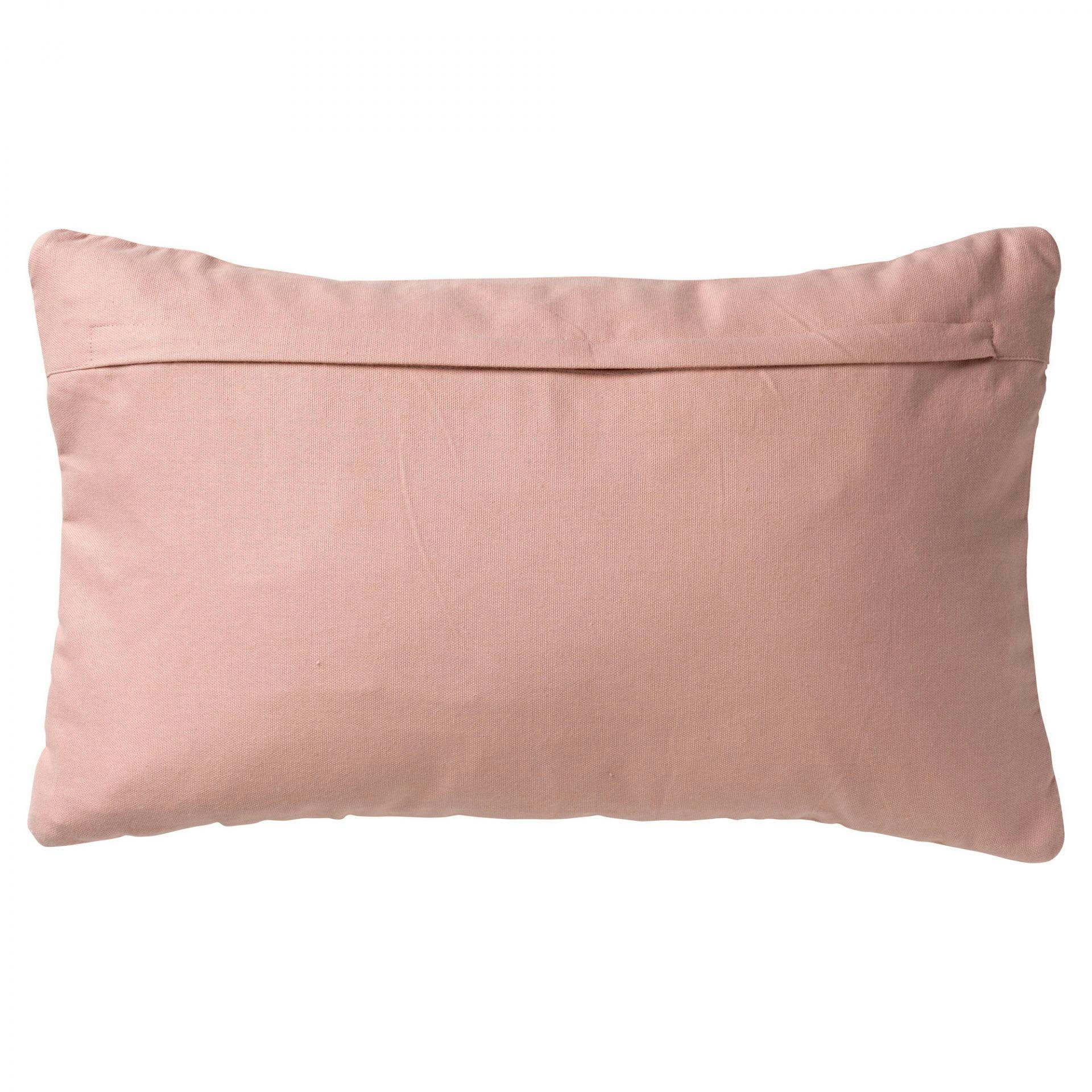 FEMM - Housse de coussin rose en velours-30x50 cm uni