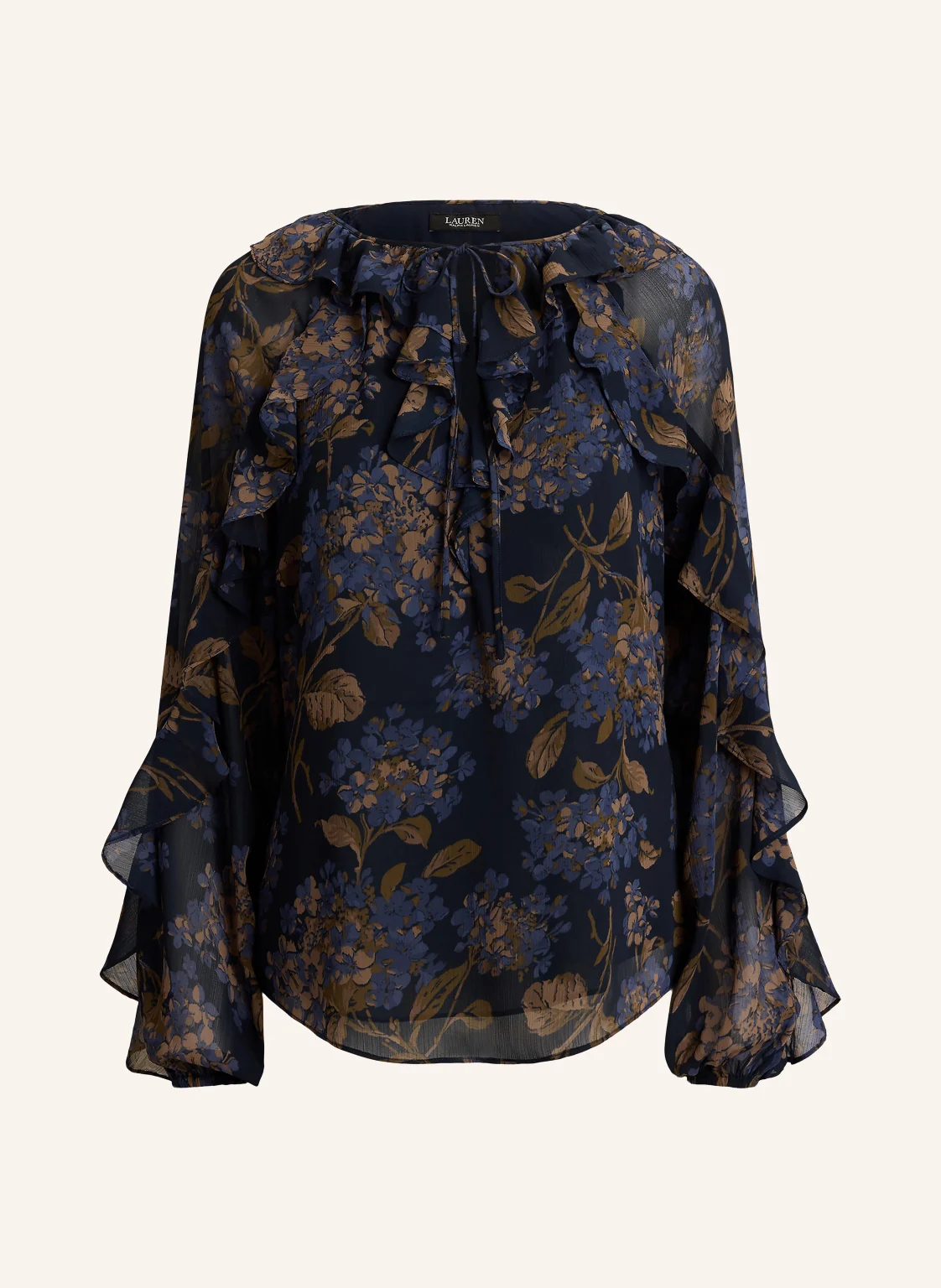 LAUREN RALPH LAUREN Blusenshirt mit Volants