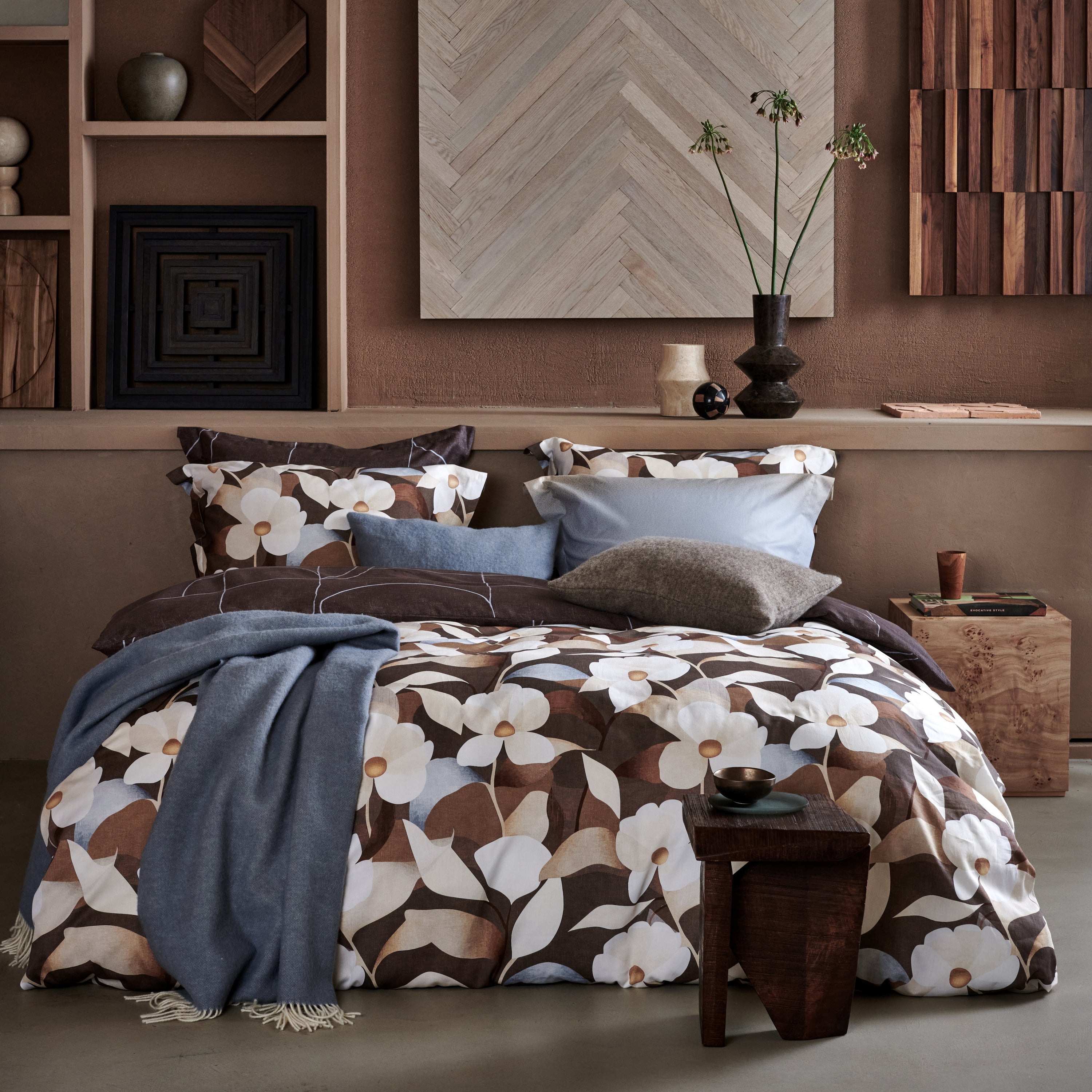 Vandyck Bellavita Plaid 160 x 220 cm - Dusty Blue