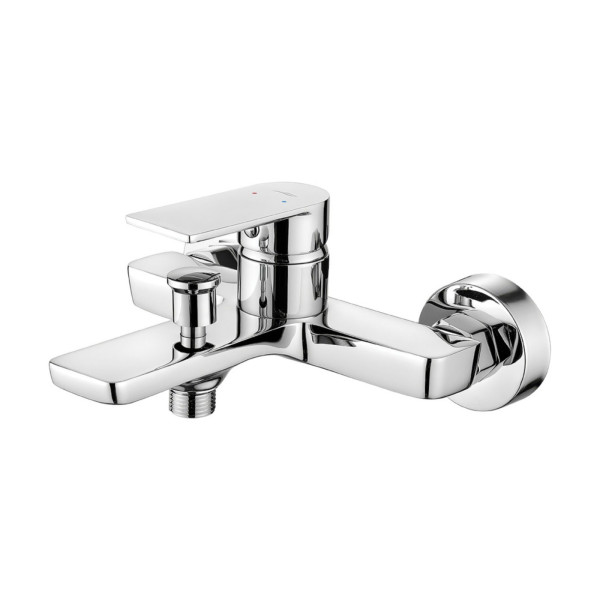 Bateria wannowa ścienna kuchinox serta chrom bks_010a głowica 35mm