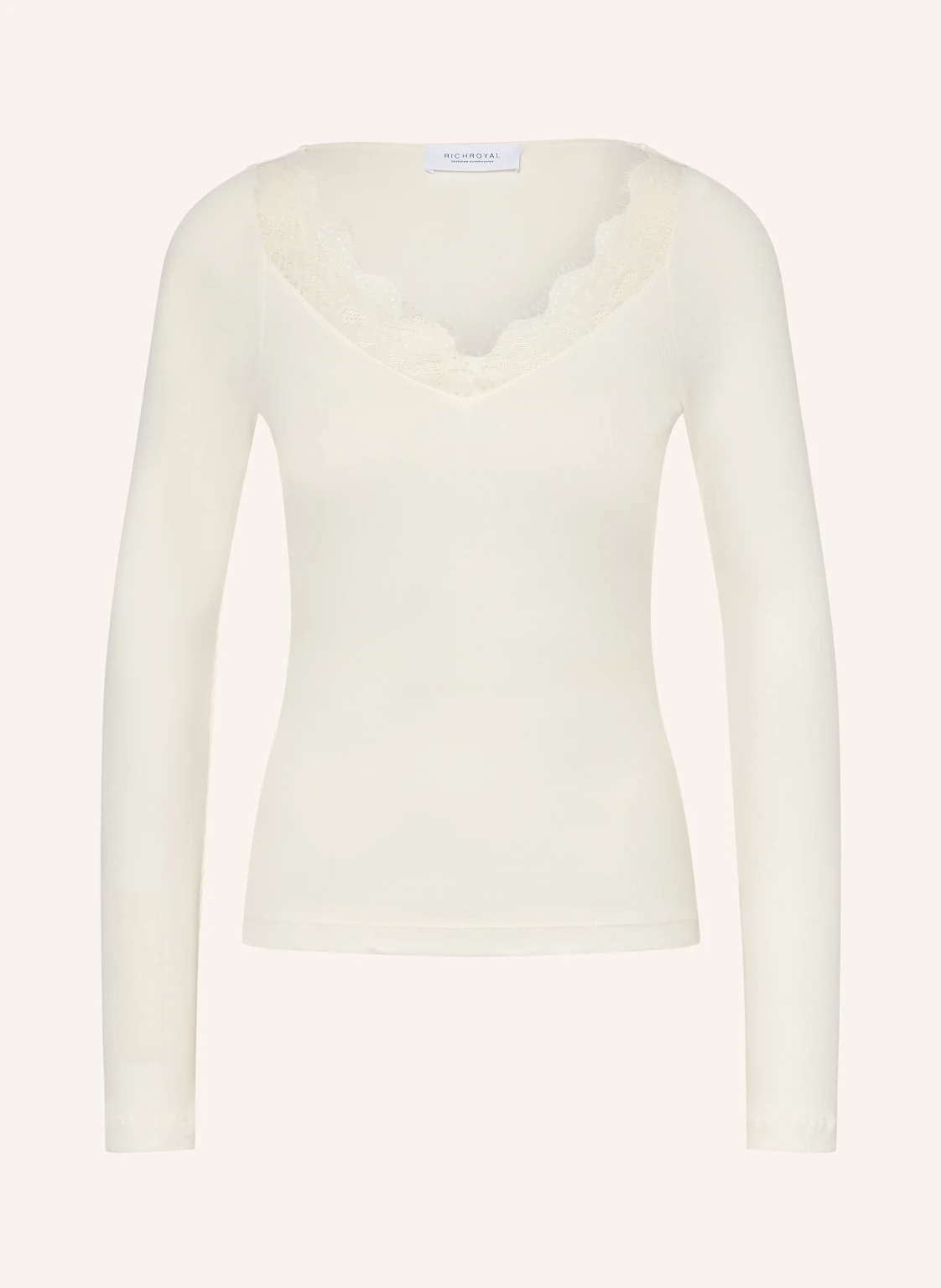 Rich & Royal Longsleeve mit Spitze