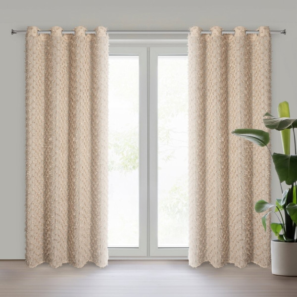 Elegancka zasłona AURELIA Eva Minge 135x250 cm beżowa