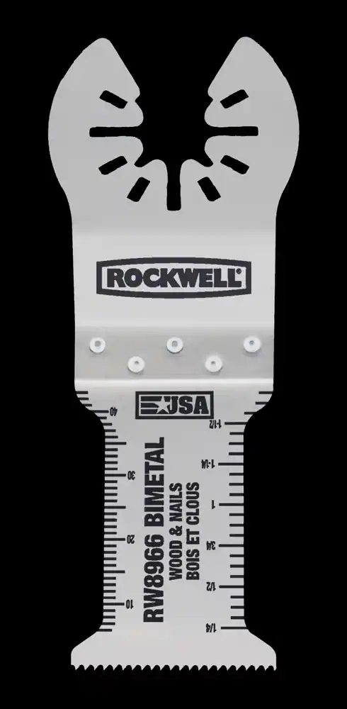 Rockwell RW8966 Sonicrafter Oscillating Multi-Tool Bi-Metal Wood Plunge Blade, 1-3/16-in
