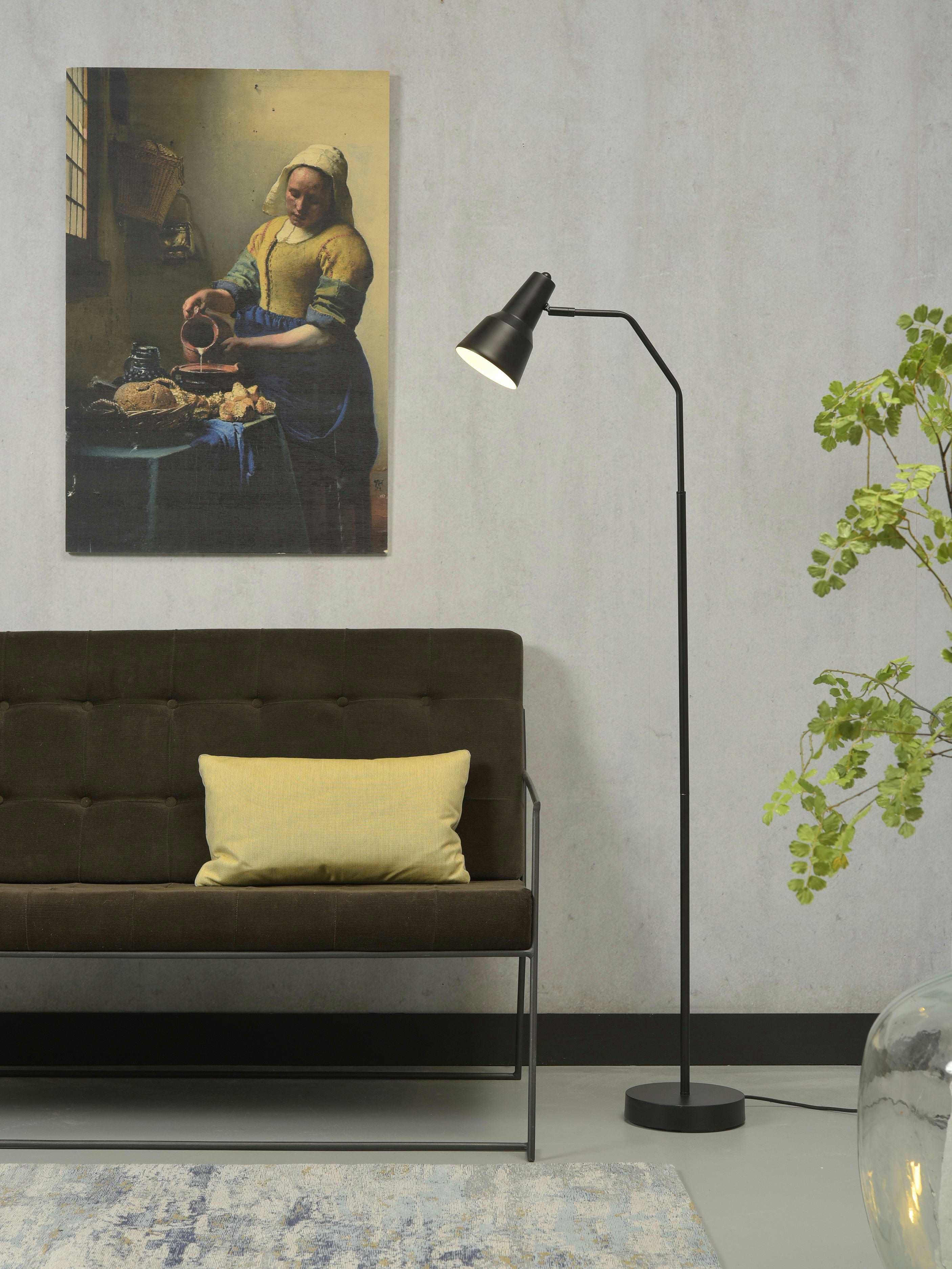 VALENCIA - Lampadaire noir H144cm