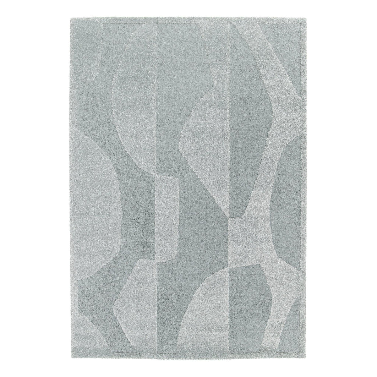 AFK Living vloerkleed Silencio - reliëfeffect - blauw - 160 x 230 cm