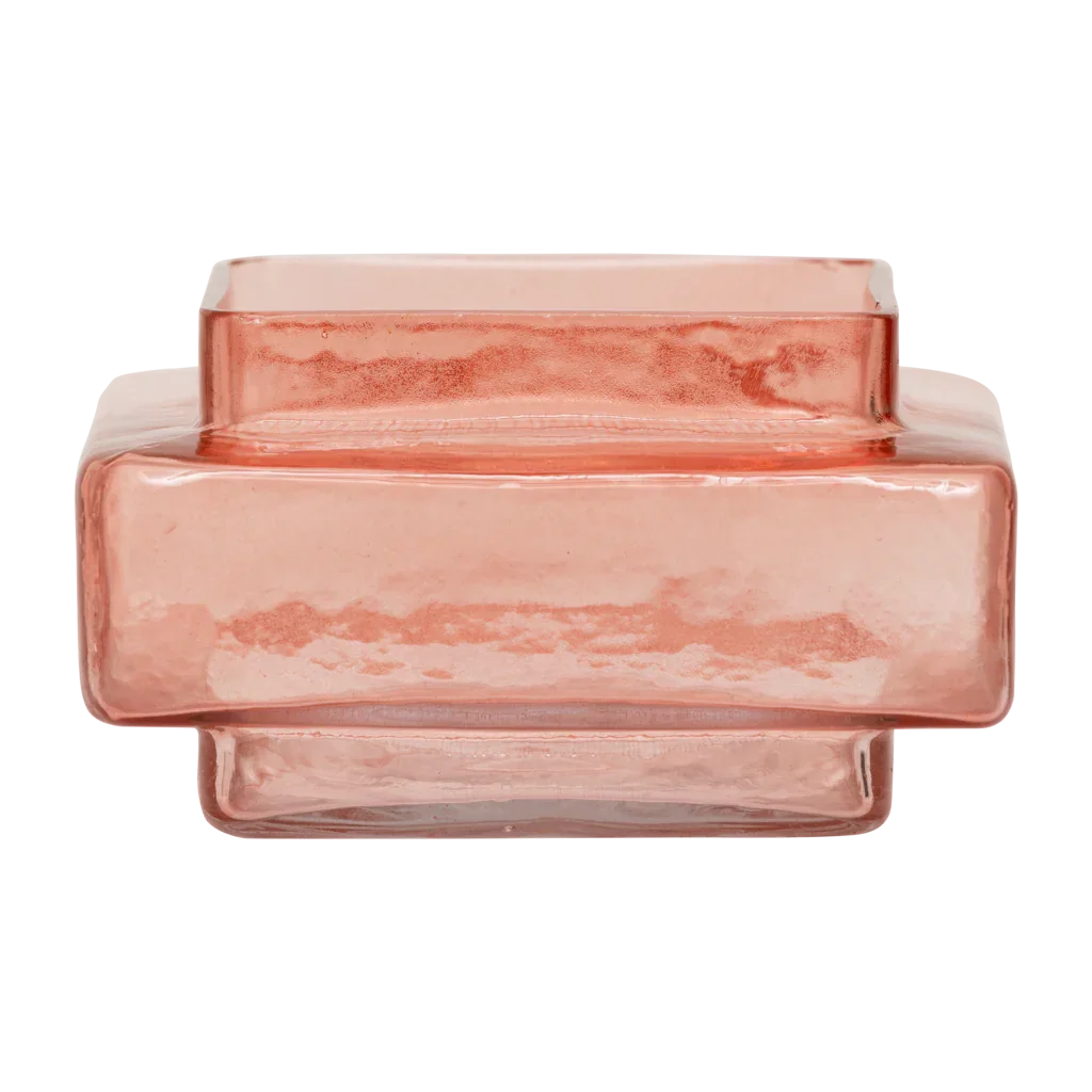Urban Nature Culture theelichthouder XL Isla Quartz Pink Quartz Pink - 11.8x11.8x6.5cm