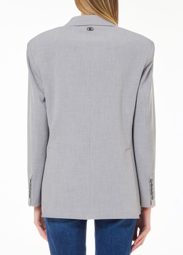Blazer in twill