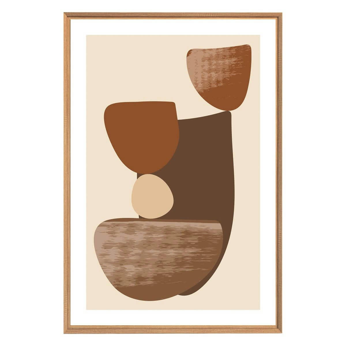 CONTEMPORAIN URBAIN - Tableau mural encadré design 65x97 cm