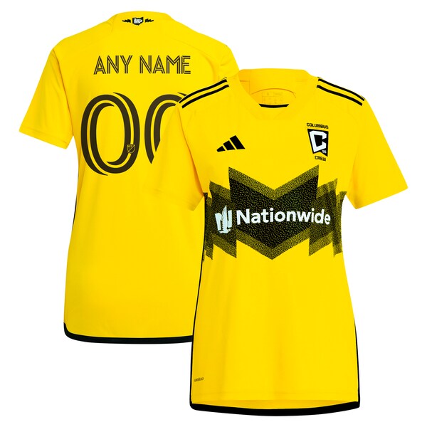 Columbus Crew adidas Women's 2024 The Home Kit Replica Custom Jersey  - Yellow