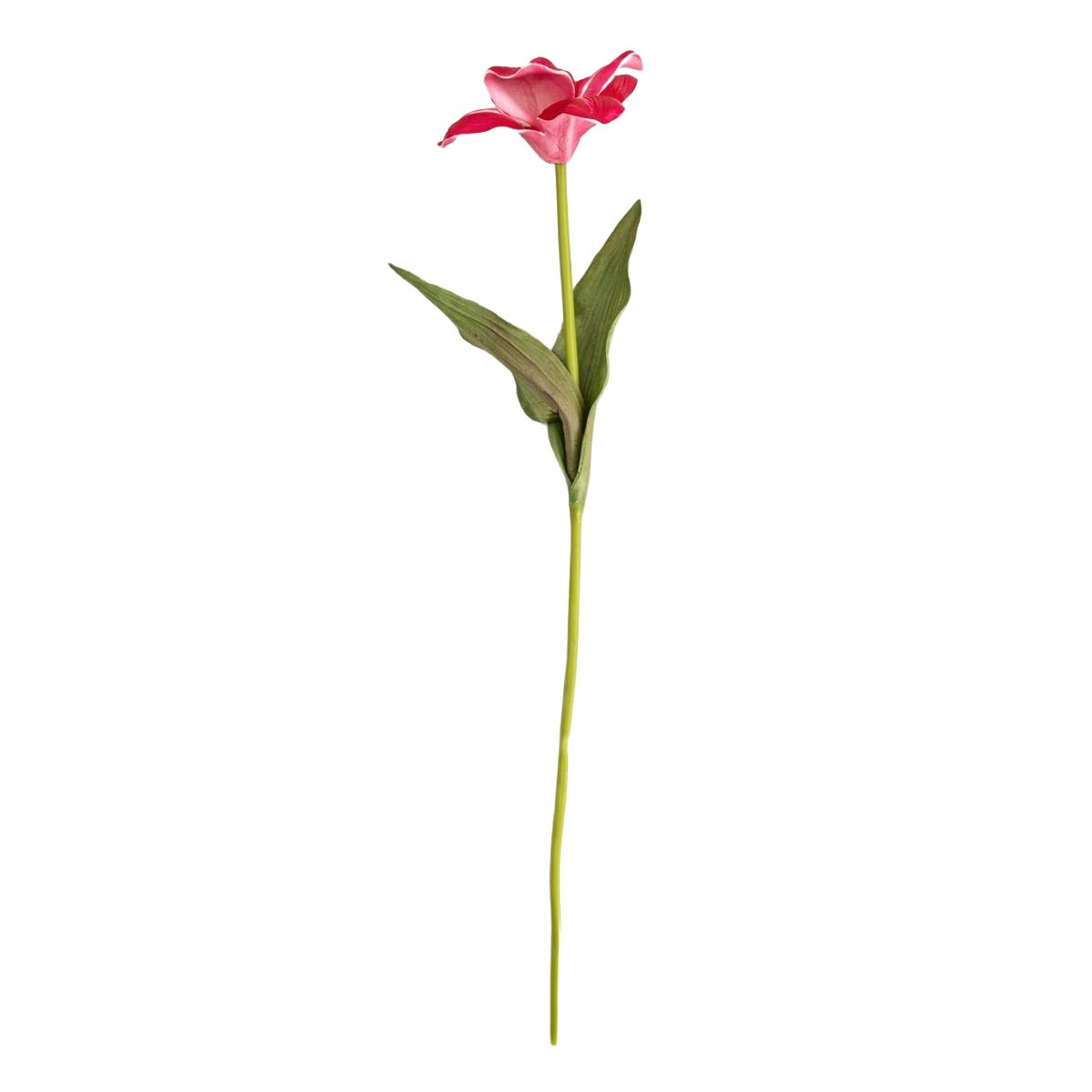 Gałązka sztuczna HUBIS hibiskus różowy 45 cm HOMLA