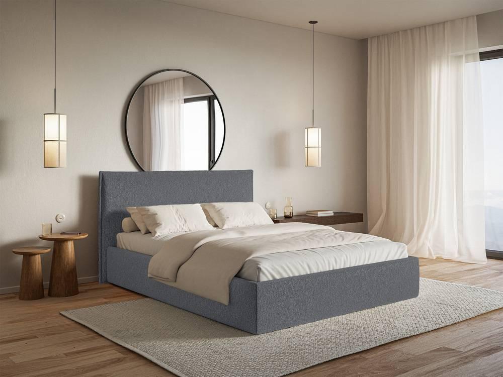 Bedframe Esmay chenille 160 x 200 cm