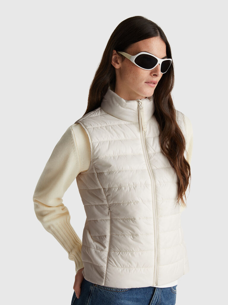 Slim fit padded vest