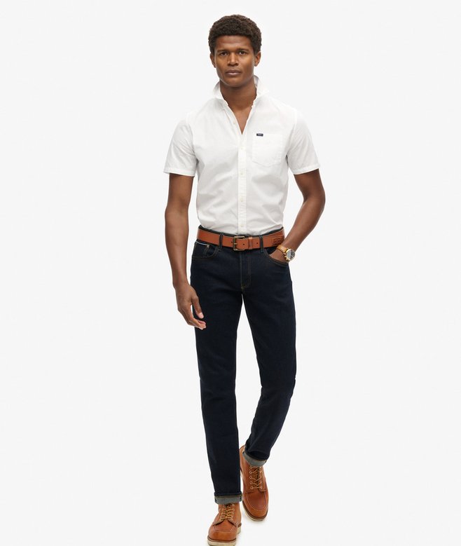 Premium University Oxford Short Sleeve Shirt