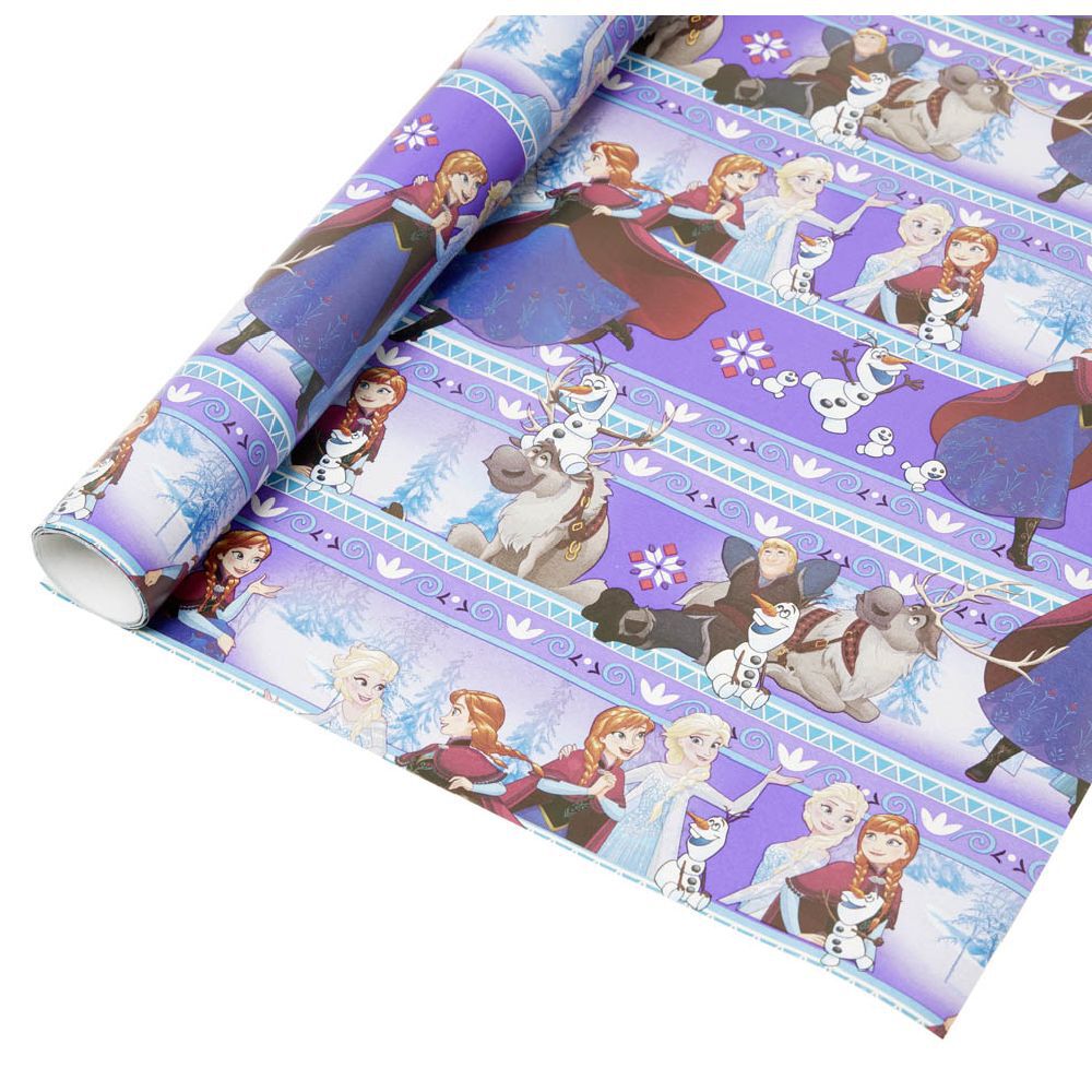 Papier cadeau La Reine des Neiges