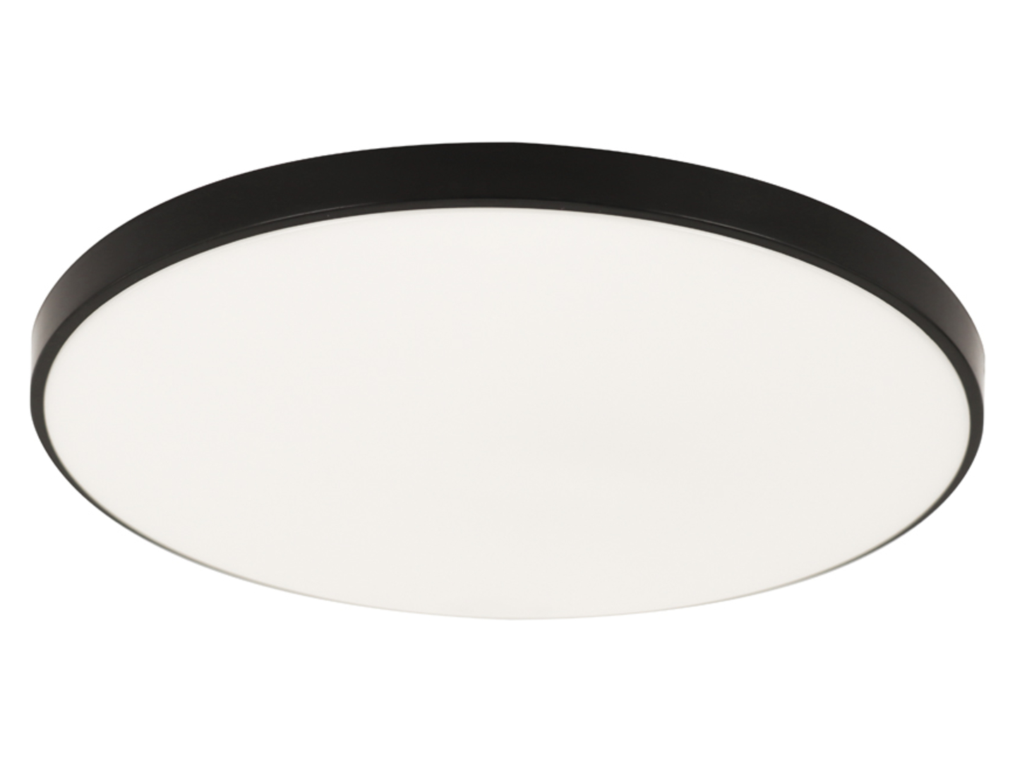 Plafon łazienkowy Dowbor LED 27 cm biało-czarny