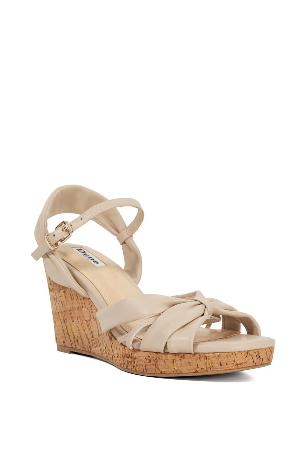 Dune London Kander' Leather Wedges