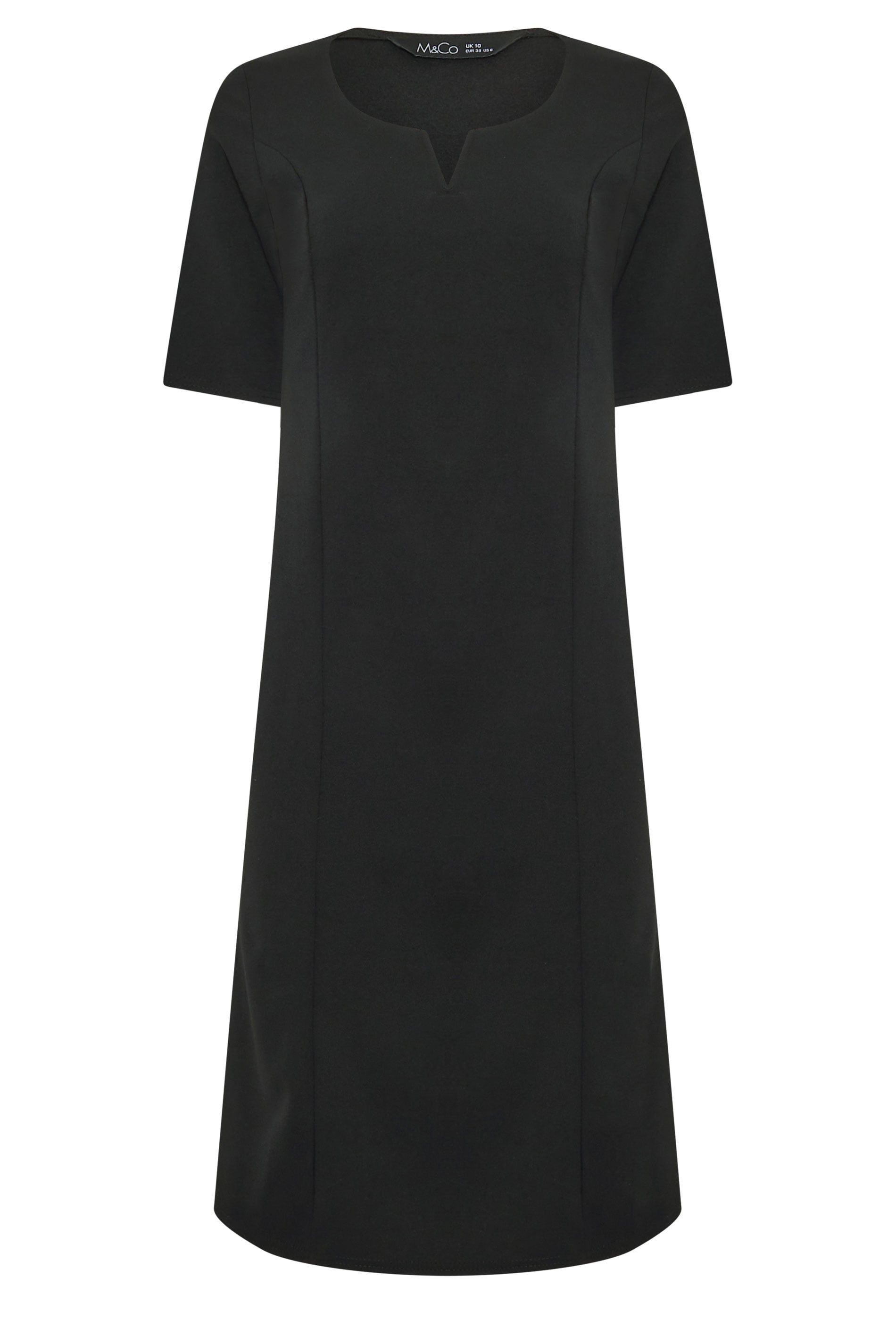 M&Co Notch Neck Midi Dress