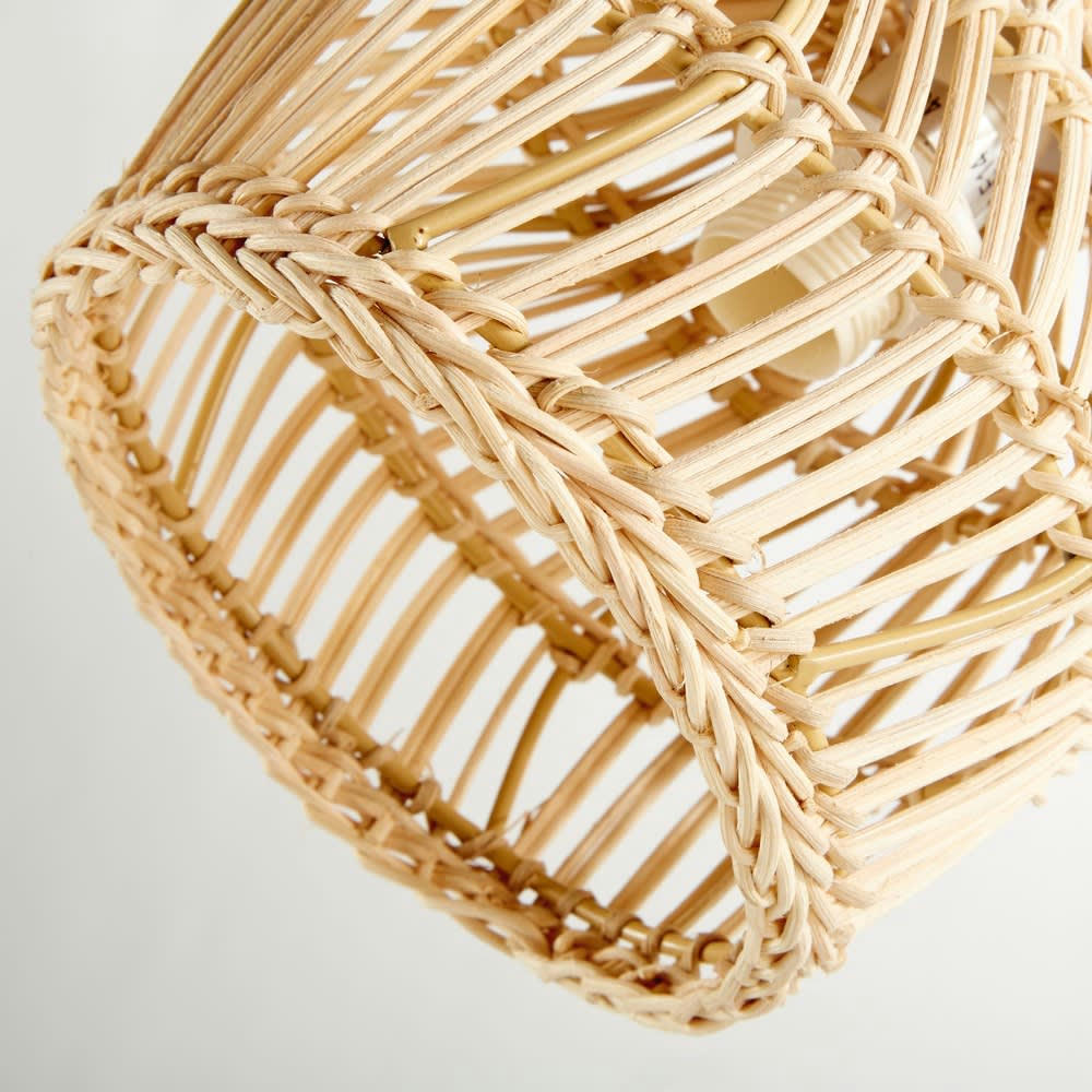 Wild - Applique en fibre naturelle et métal blanc