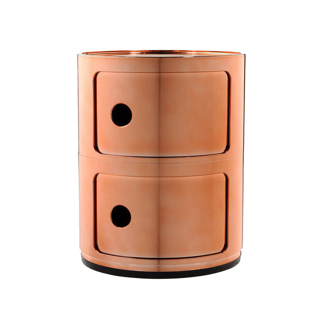 Kartell Componibili Kast Ø 32 cm - 2 Modules - Koper