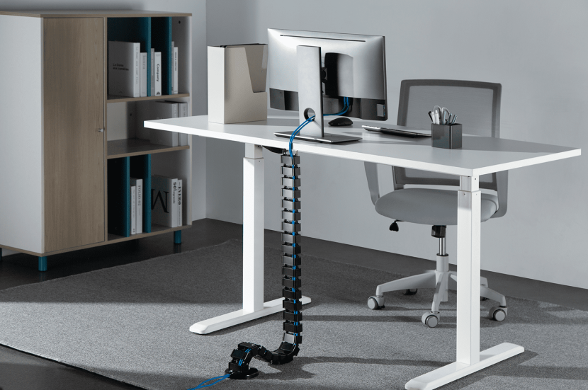 Prowadnica Kablowa Spacetronik SPK-188B Organizer Czarny