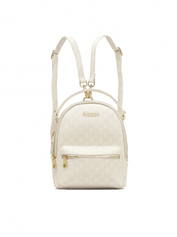 Urban dual-purpose backpack in KAZAR monograms