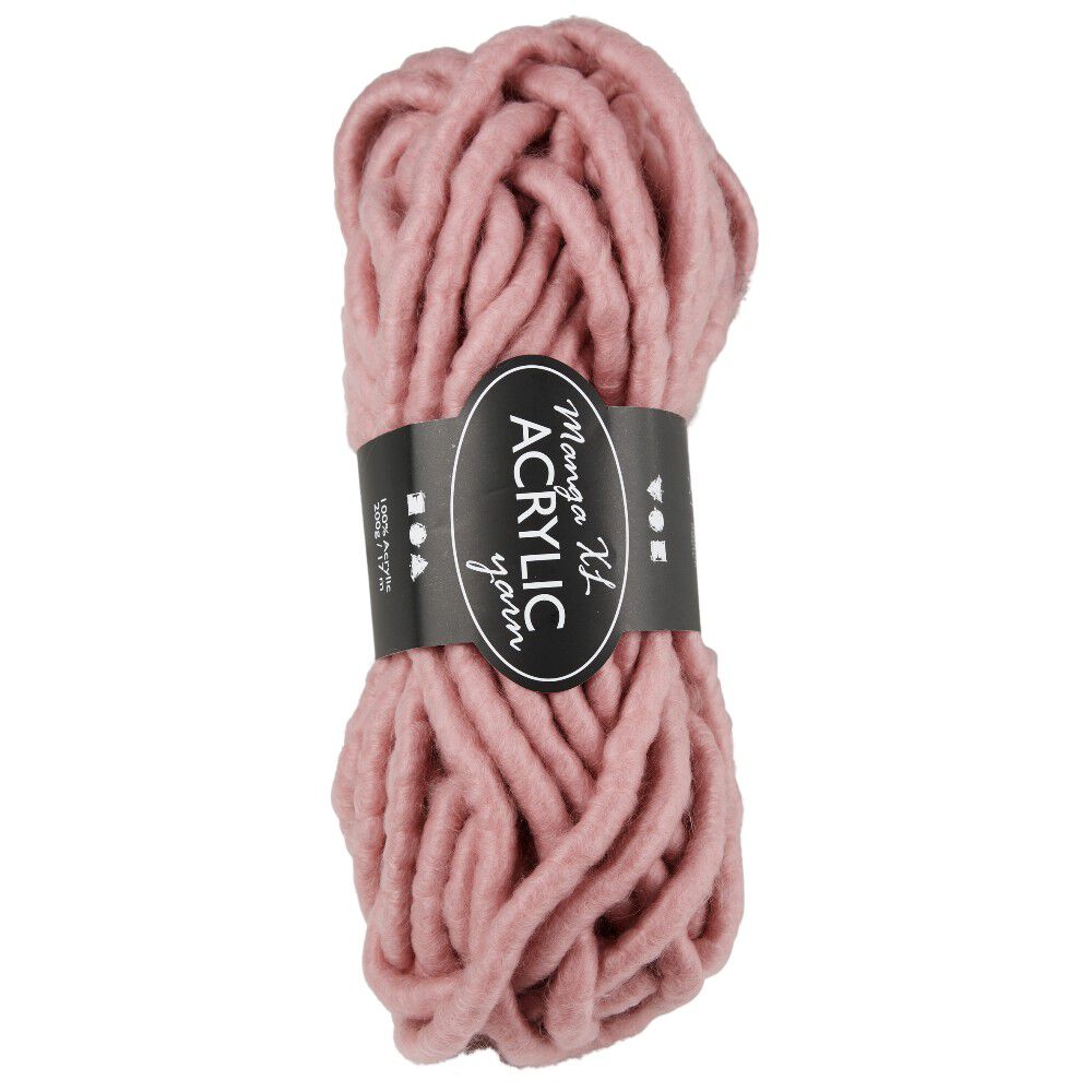 Pelote de laine 17 mètres rose