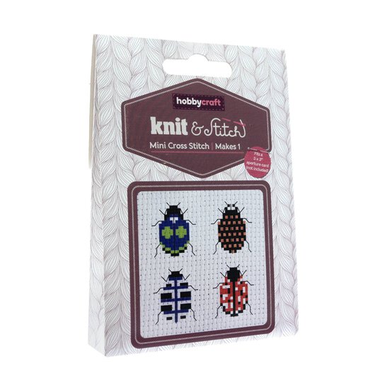 Mini Beetles Cross Stitch Kit