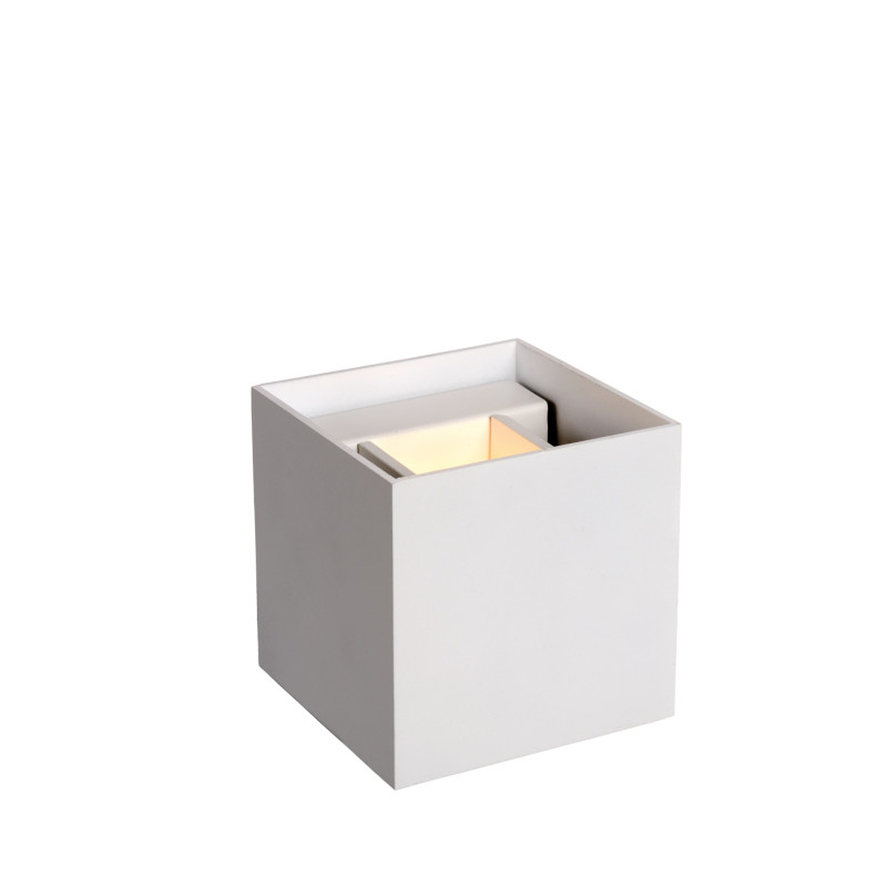 Applique LED pour salle de bain Axi carrée blanche 6 W LUCIDE