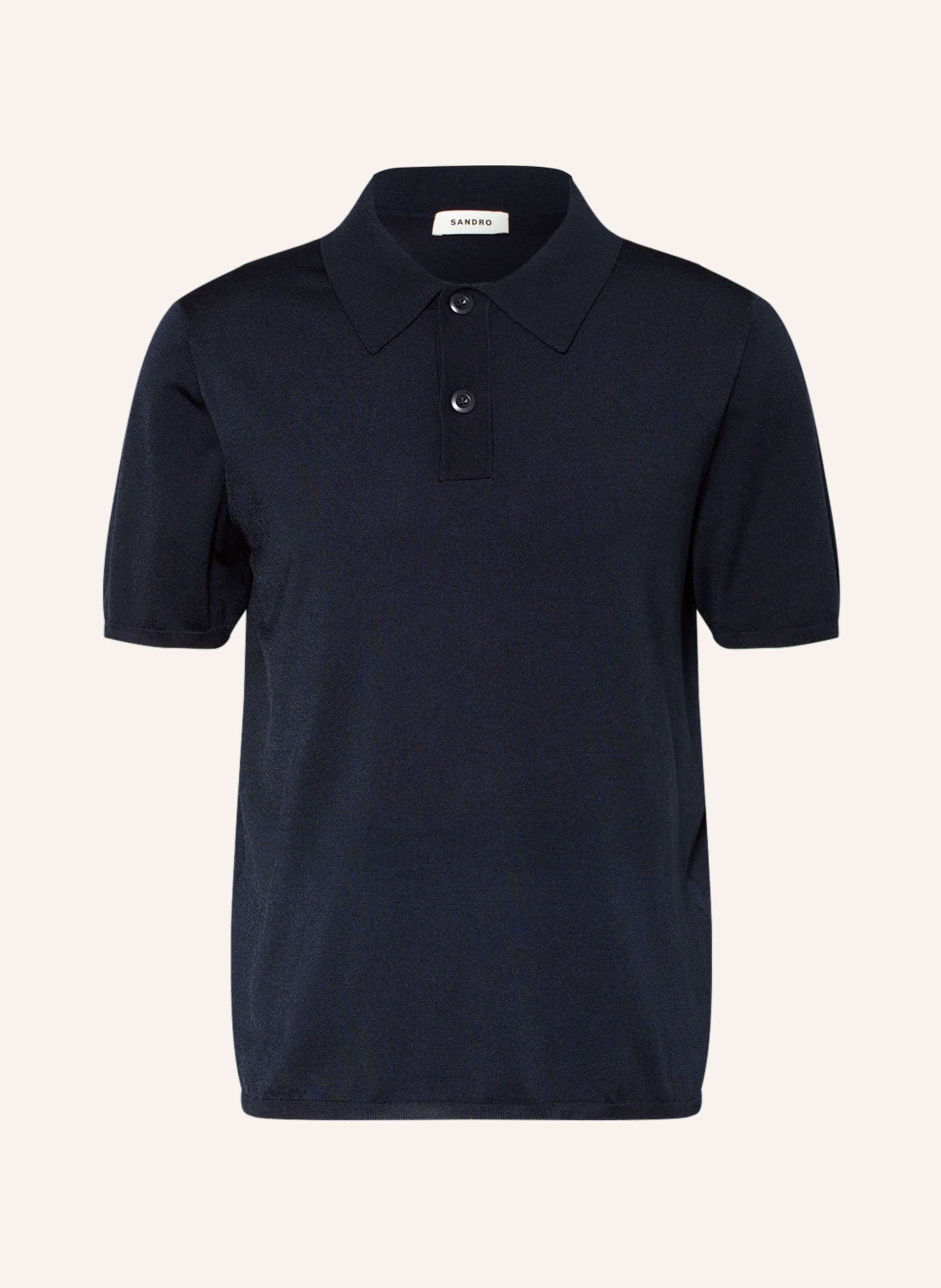 SANDRO Strick-Poloshirt
