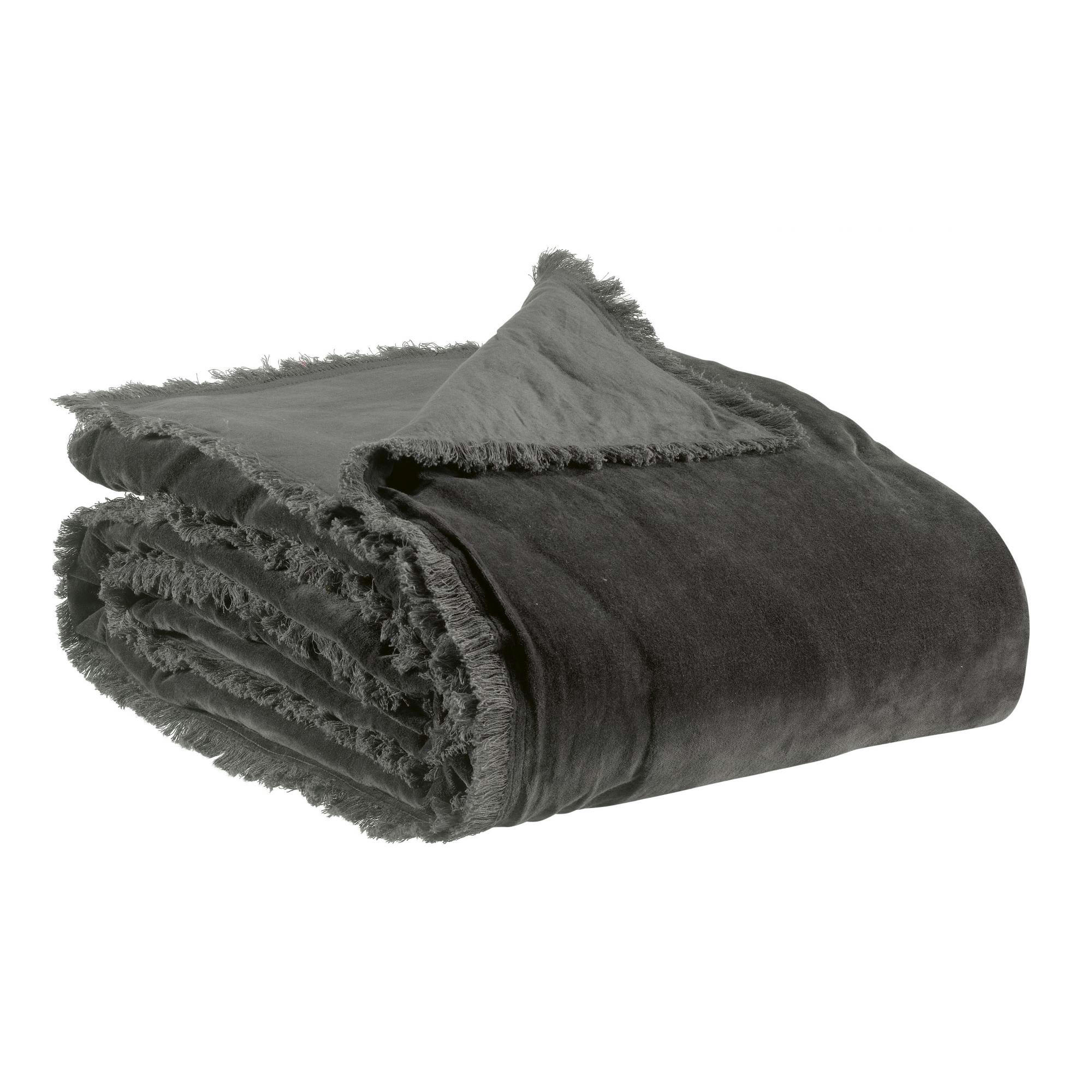 FARA - Edredon  en coton ombre 85 x 200