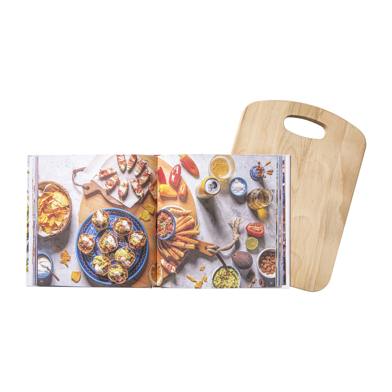 Borrelplank met borrelboek