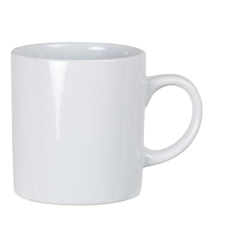 - Mug en grès blanc