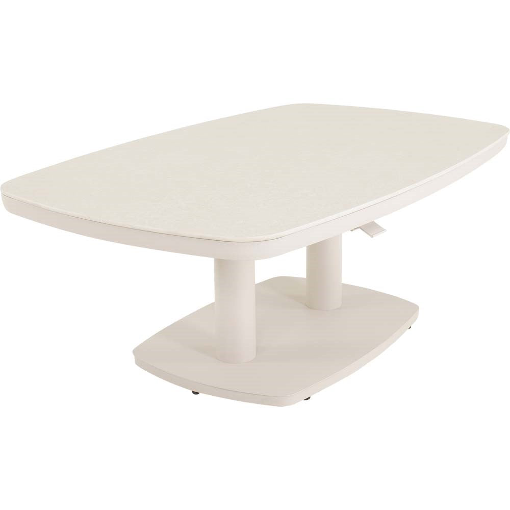 Lesli Living tuintafel Geneva - beige - 135x83cm