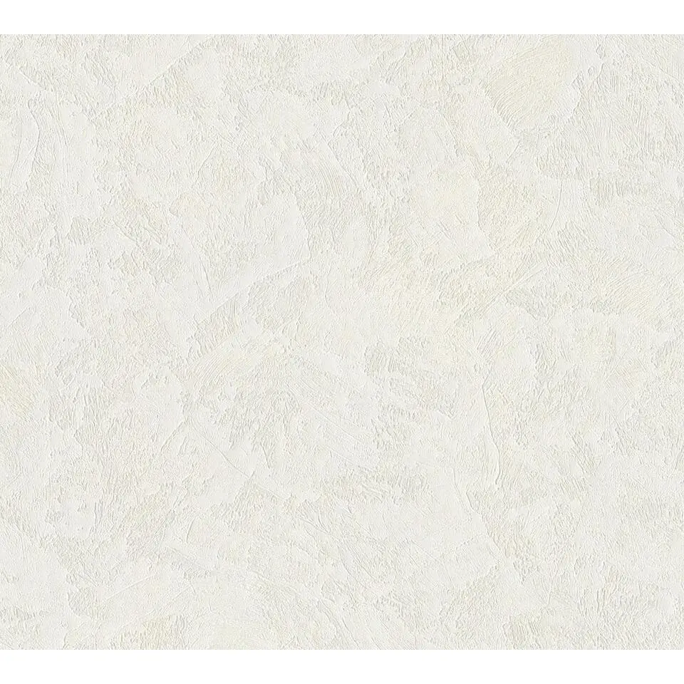 Livingwalls behang effen wit - 53 cm x 10.05 m