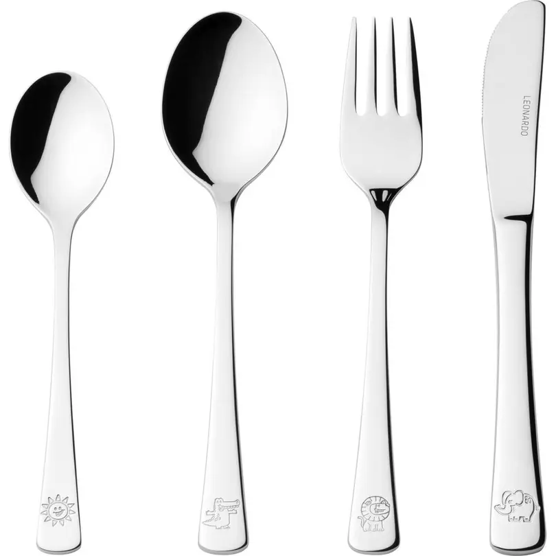 Besteckset 4-teilig Bambini