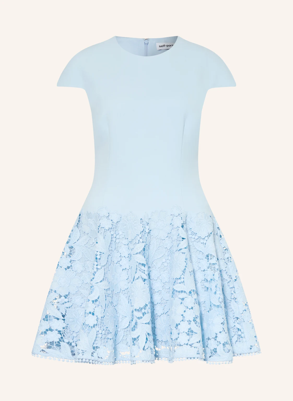 self-portrait Kleid mit Spitze