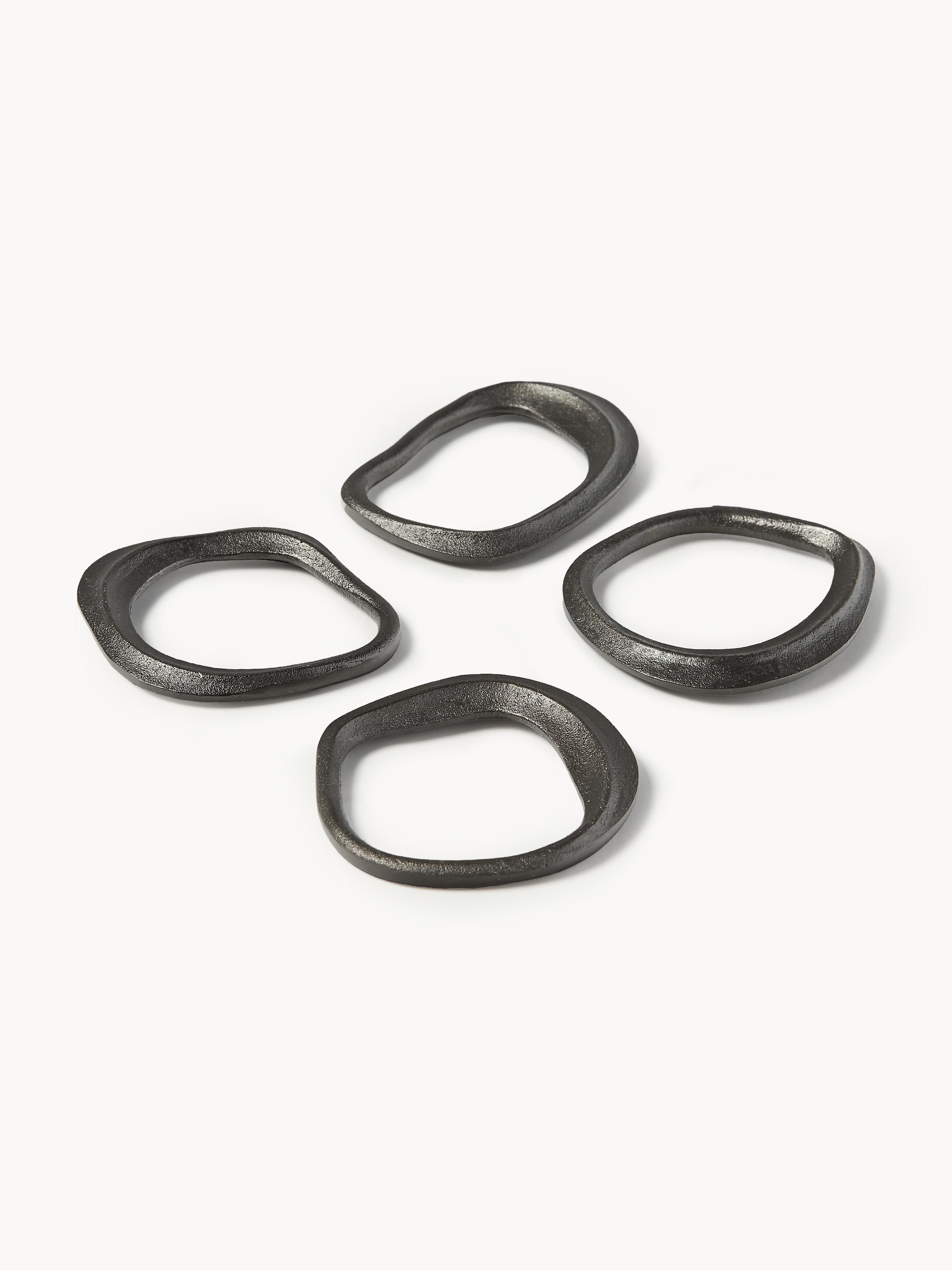 Serviettenringe Flow, 4er-Set